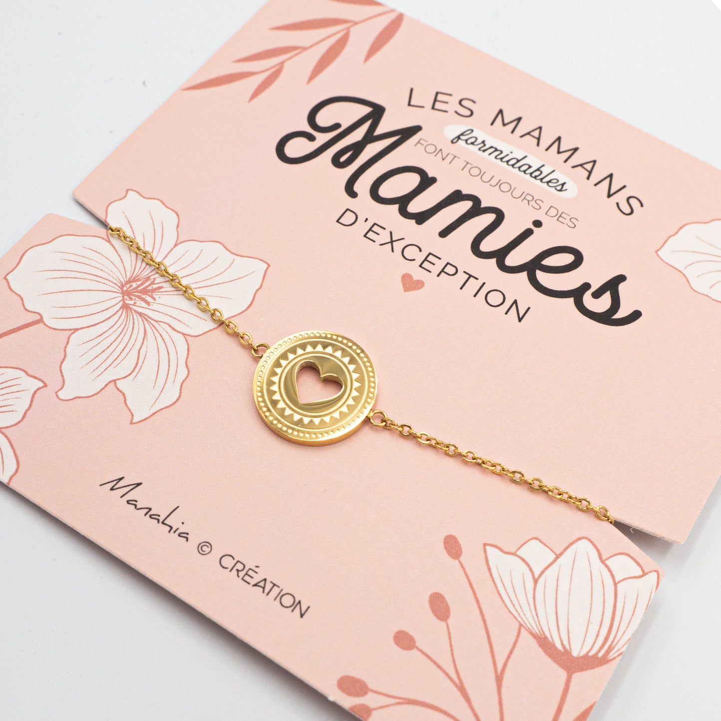 Bracelet - Médaillon - Les mamans formidables font toujours des mamies d'exception