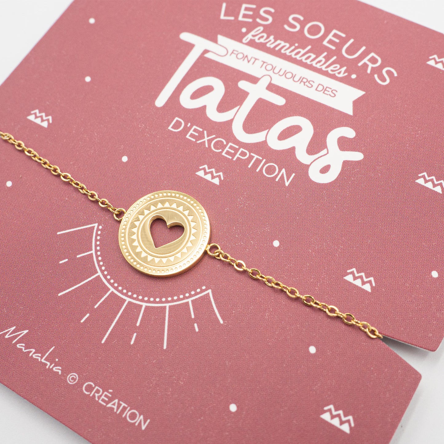 Bracelet - Médaillon - Les soeurs formidables font toujours des tatas d'exception