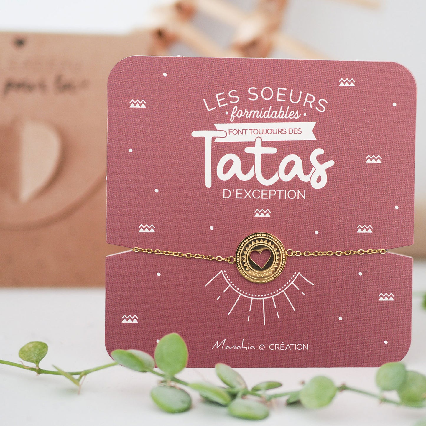Bracelet - Médaillon - Les soeurs formidables font toujours des tatas d'exception