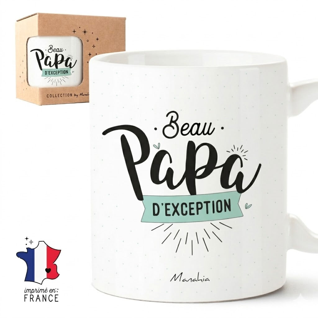 Mug beau-papa – Beau papa d'exception – cadeau beau-papa – fête des pères