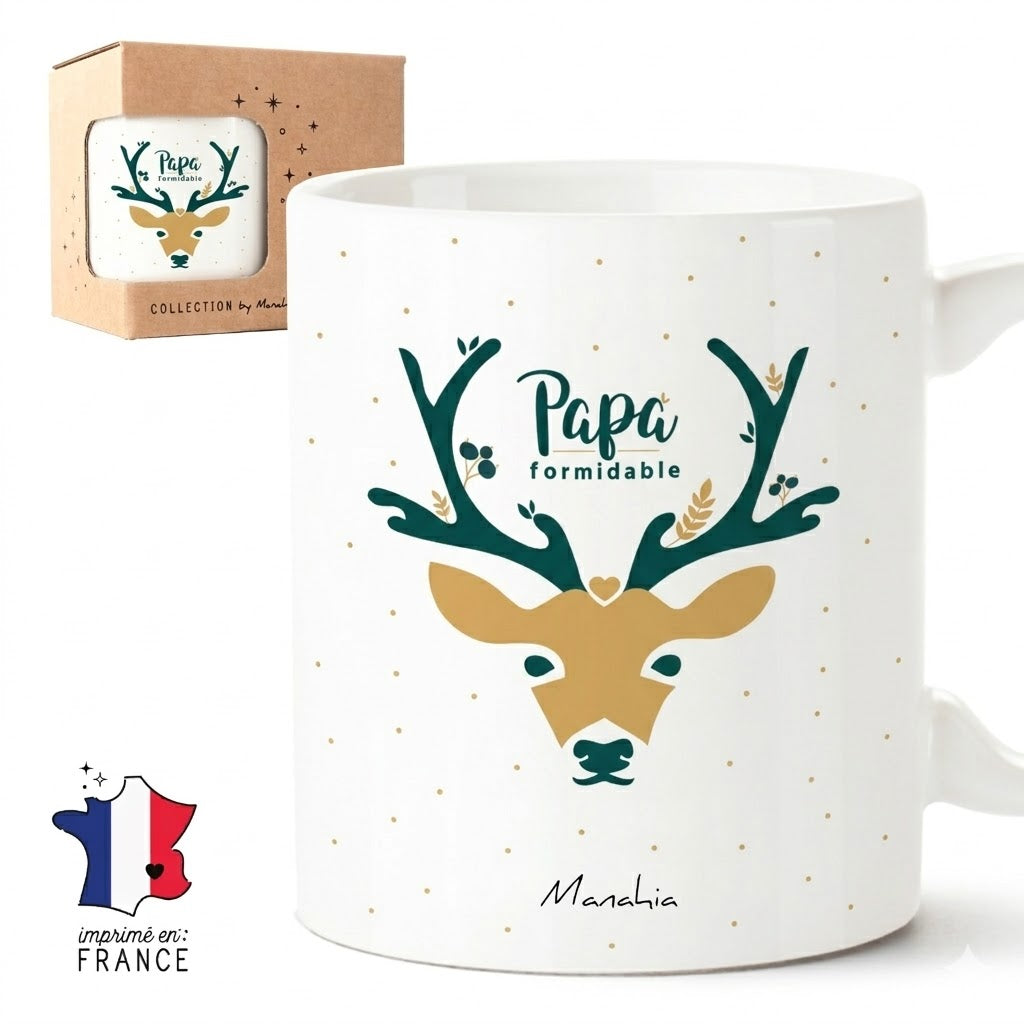 Mug papa – Papa formidable – cadeau papa – fête des pères