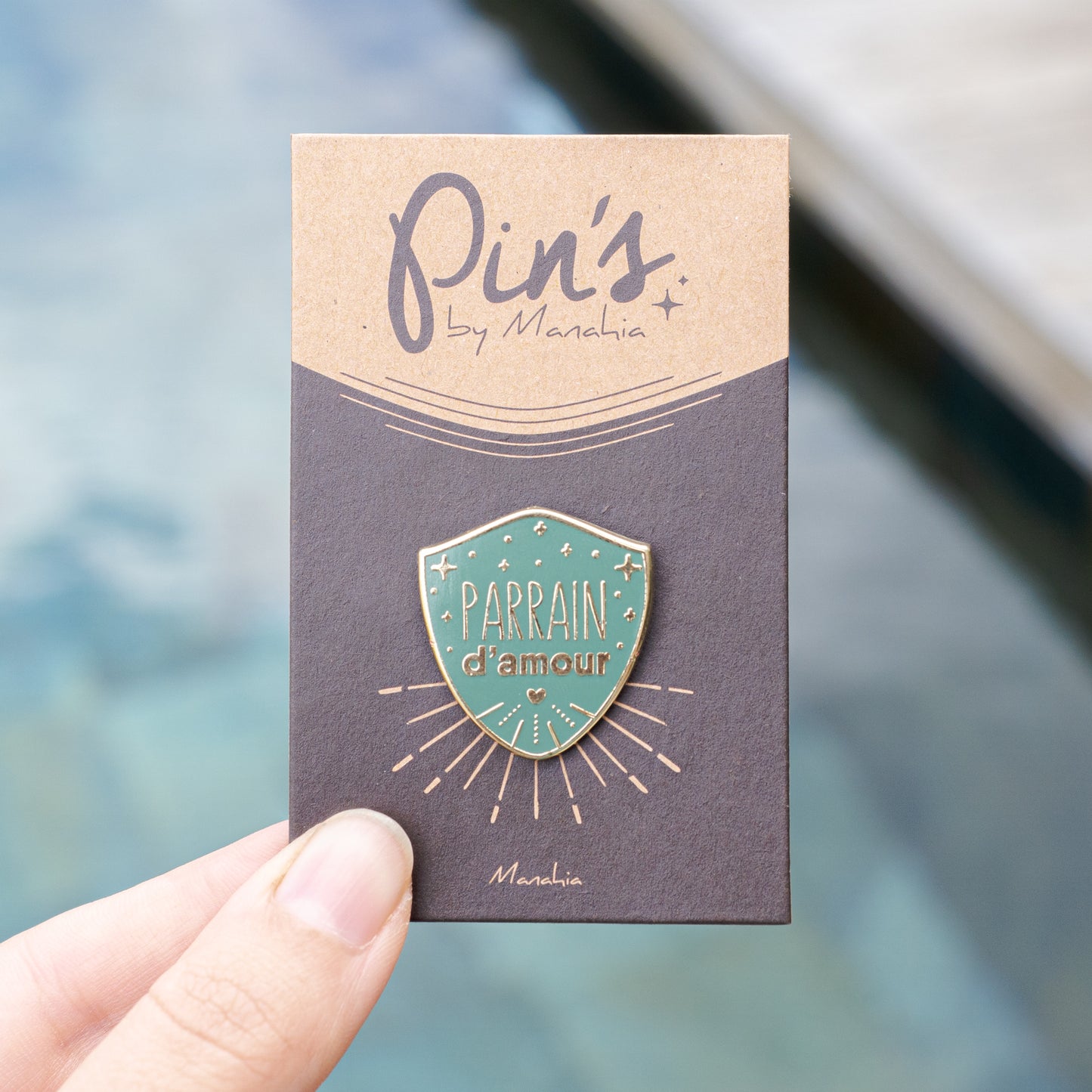 Pin's - Parrain d'amour