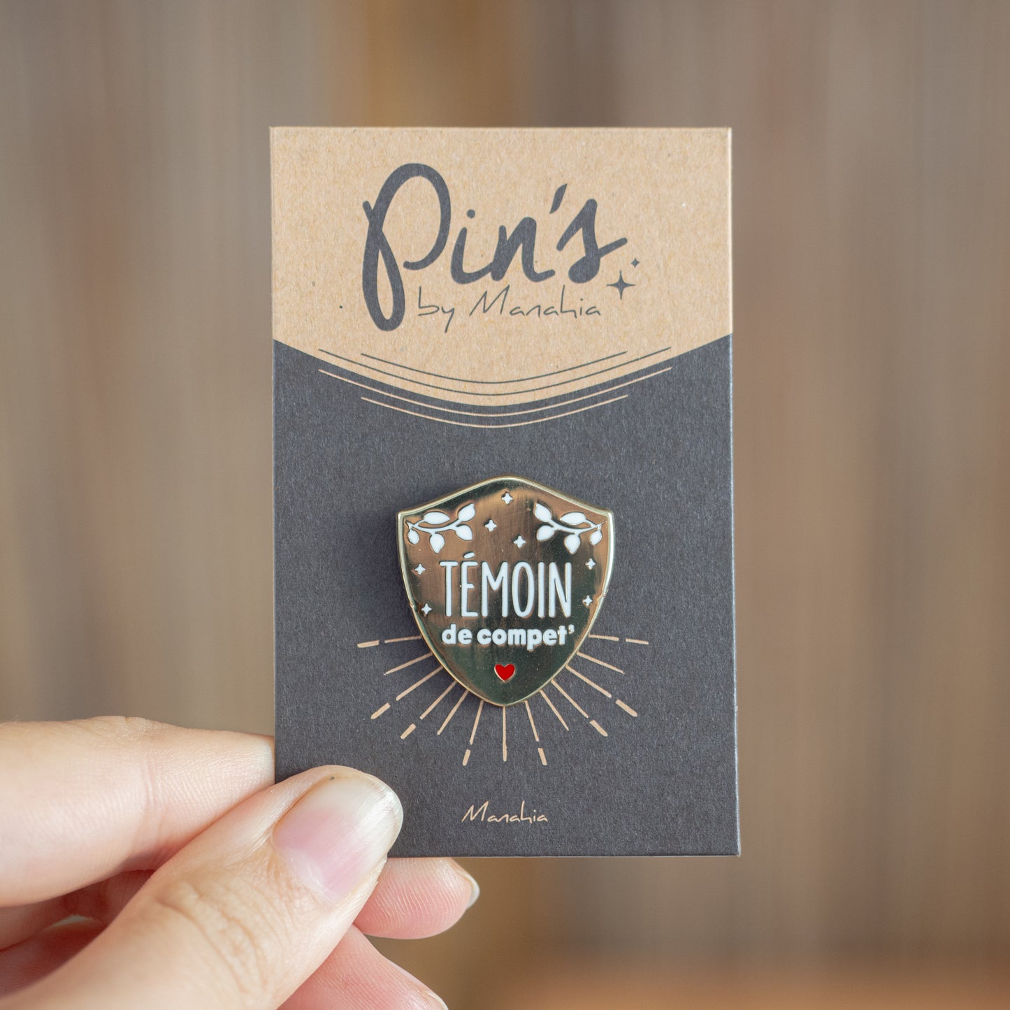 Pin's - Témoin de compet