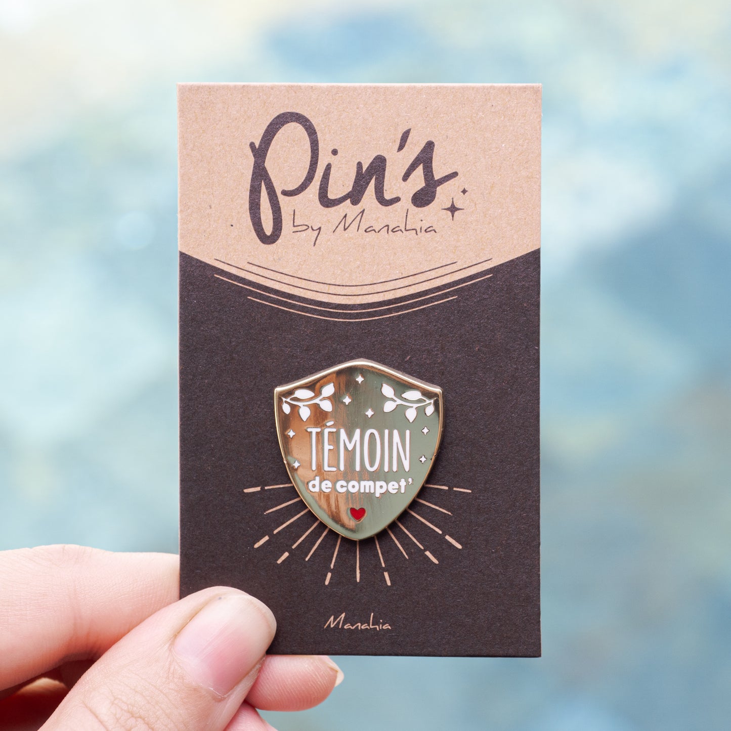 Pin's - Témoin de compet
