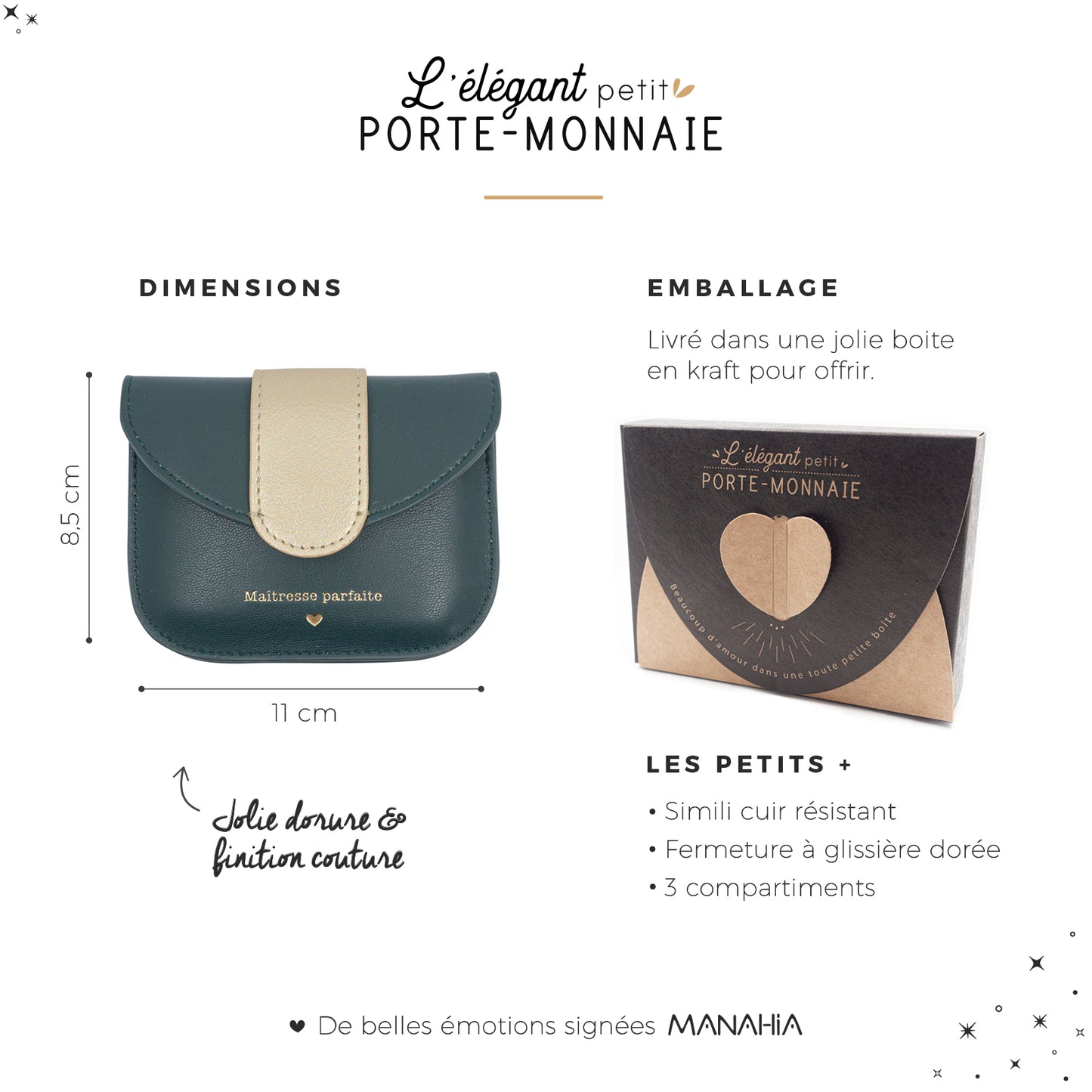 Porte monnaie - Maîtresse parfaite - Manahia