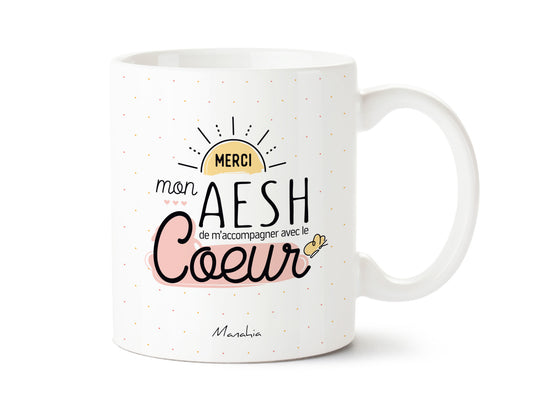 MUG - Merci mon AESH de m'accompagner avec le cœur - Manahia