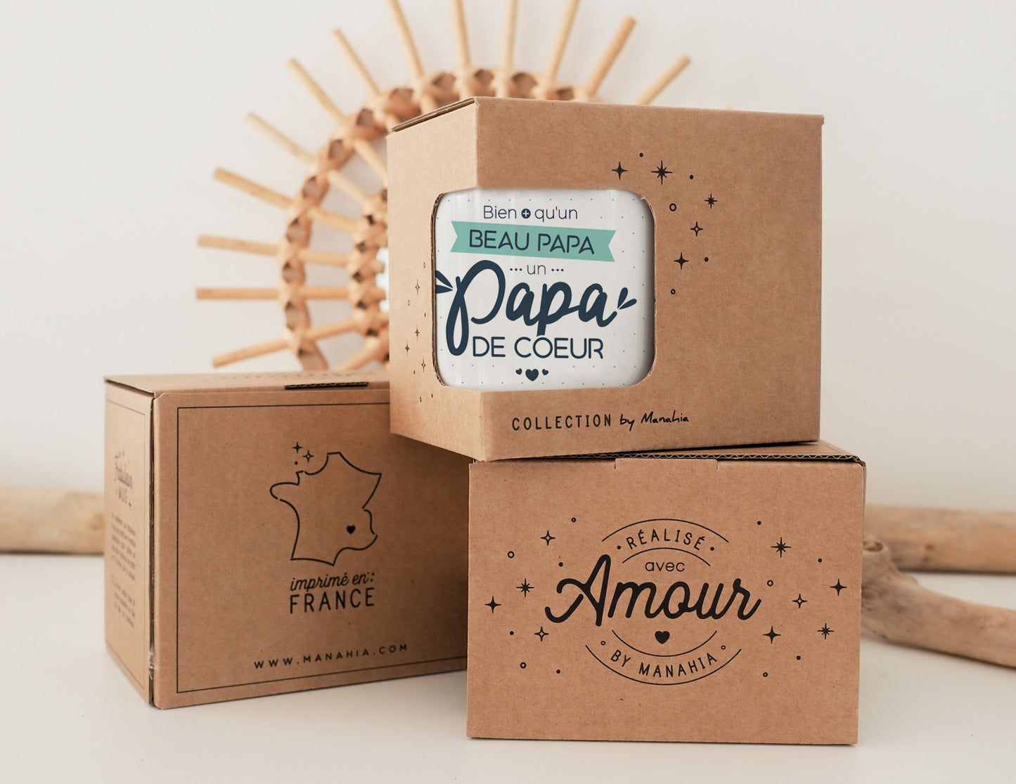 Mug - Bien plus qu'un beau papa, un papa de cœur
