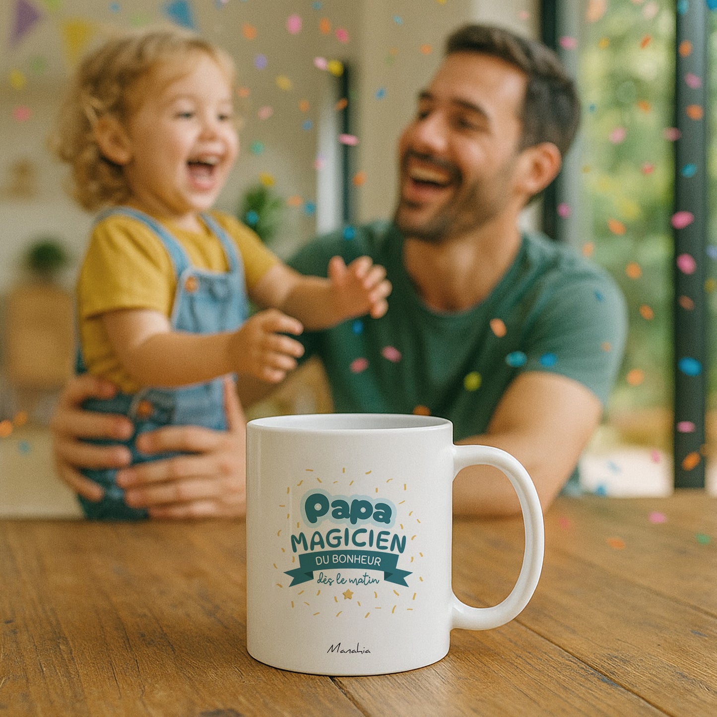 Mug - Papa, magicien du bonheur dès le matin - Manahia