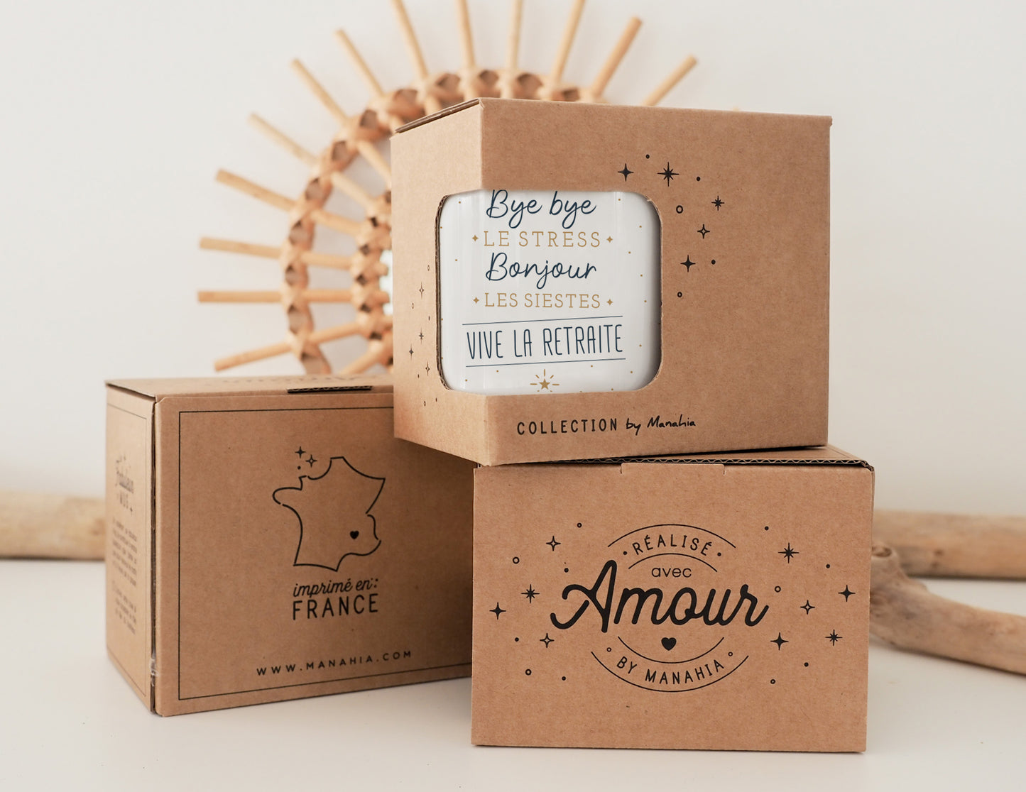 Mug - Bye bye le stress, bonjour les siestes, vive la retraite