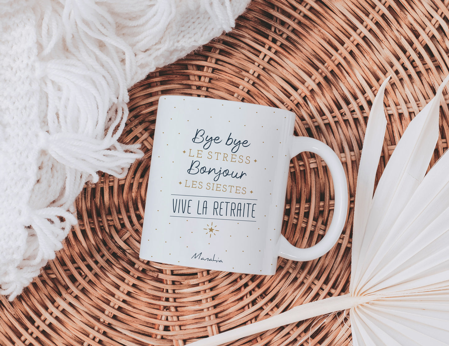 Mug - Bye bye le stress, bonjour les siestes, vive la retraite