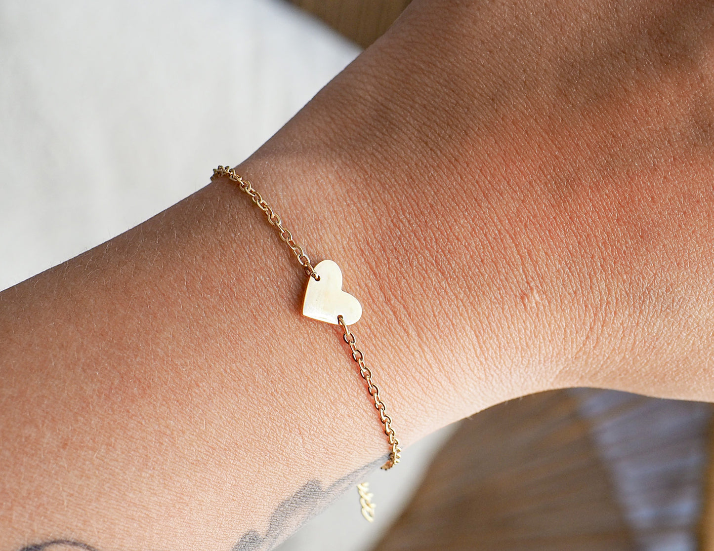 Bracelet marraine - Coeur