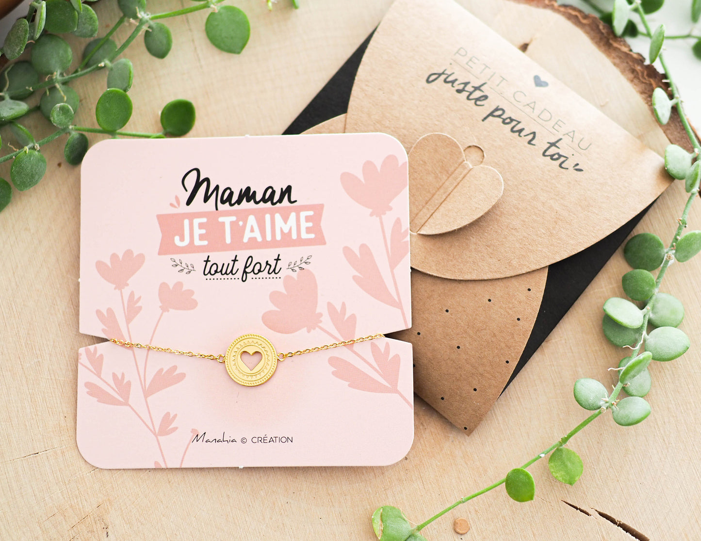 Bracelet maman - Médaillon - Manahia