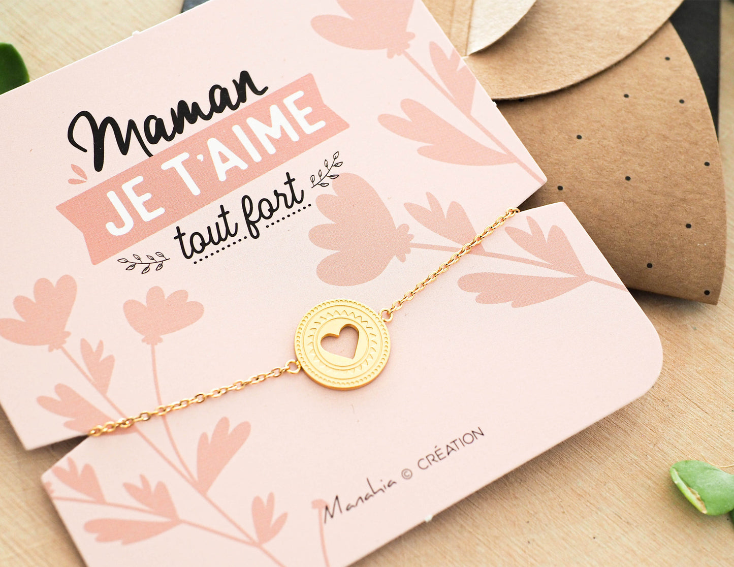 Bracelet maman - Médaillon