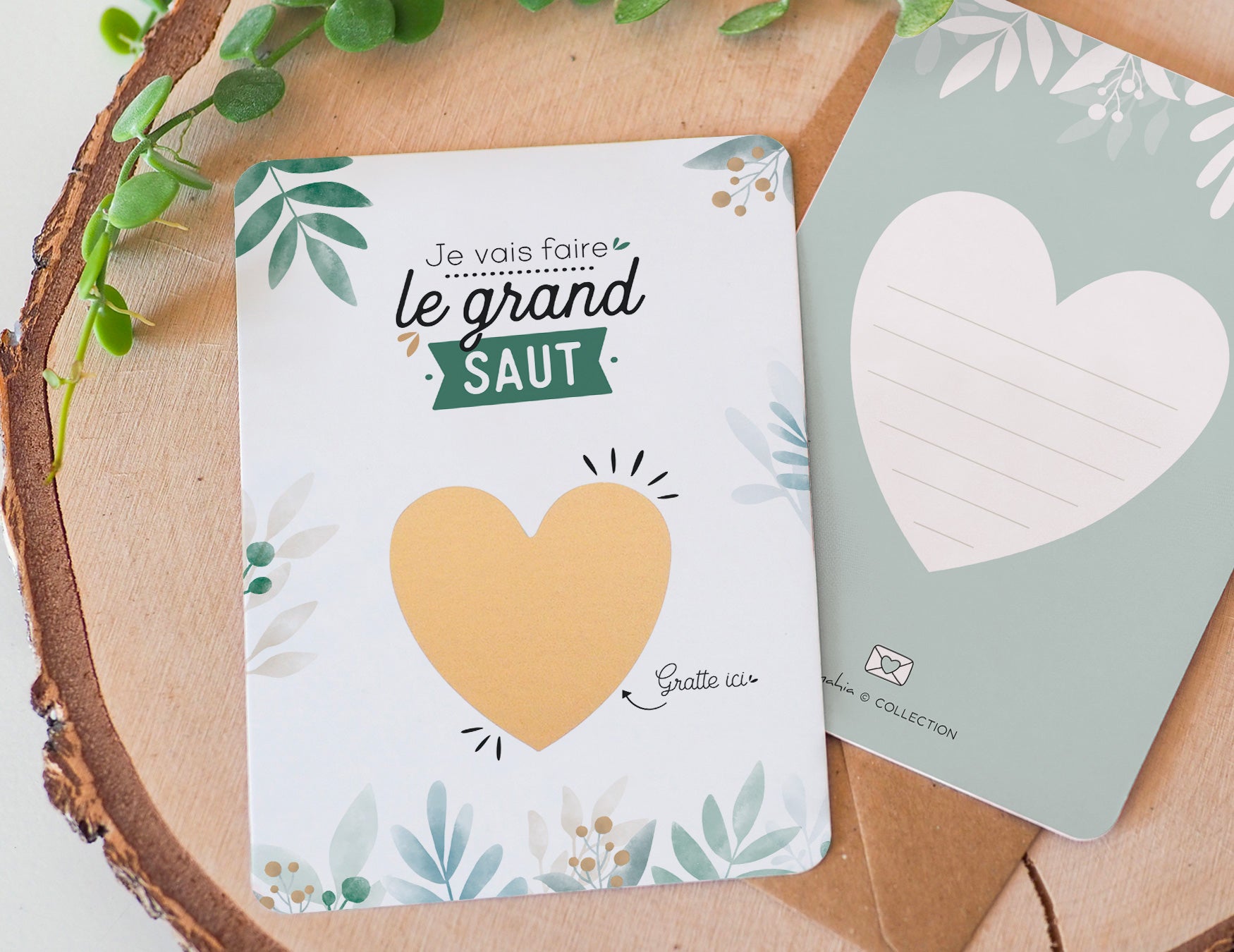 Carte à gratter - Coeur - Veux-tu être mon témoin ? - Manahia