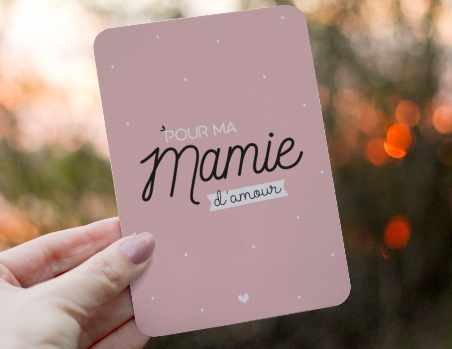 Carte mamie - Pour ma mamie d'amour