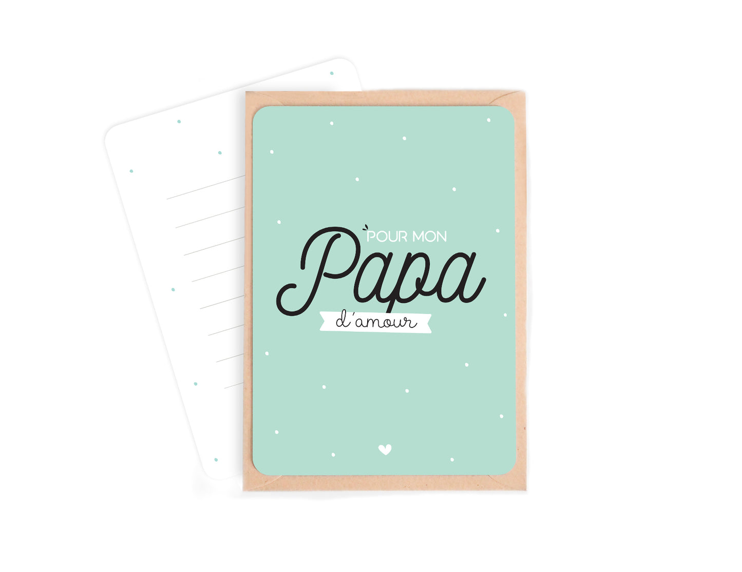Carte papa - Pour mon papa d'amour