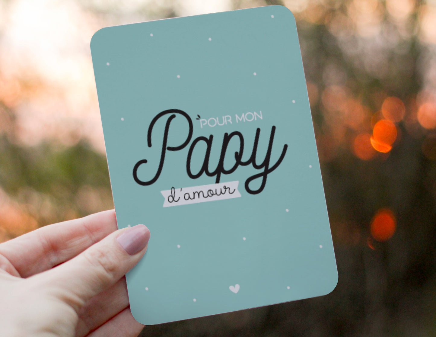 Carte papy - Pour mon papy d'amour