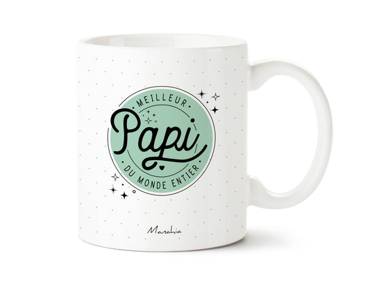Mug - meilleur papi du monde entier - Manahia