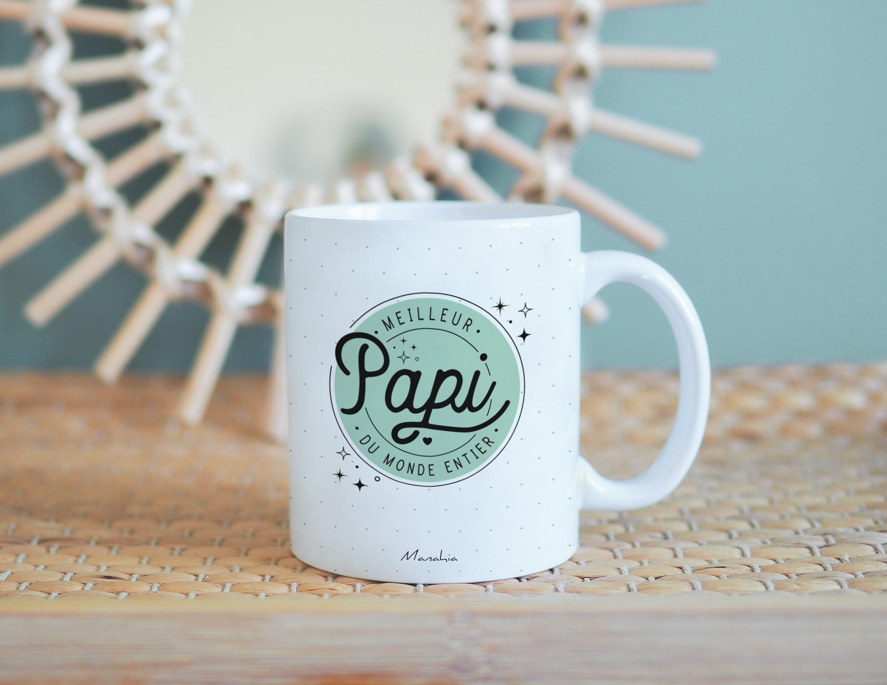 Mug - meilleur papi du monde entier - Manahia