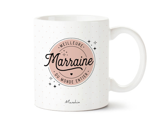 Mug - meilleure marraine du monde entier - Manahia