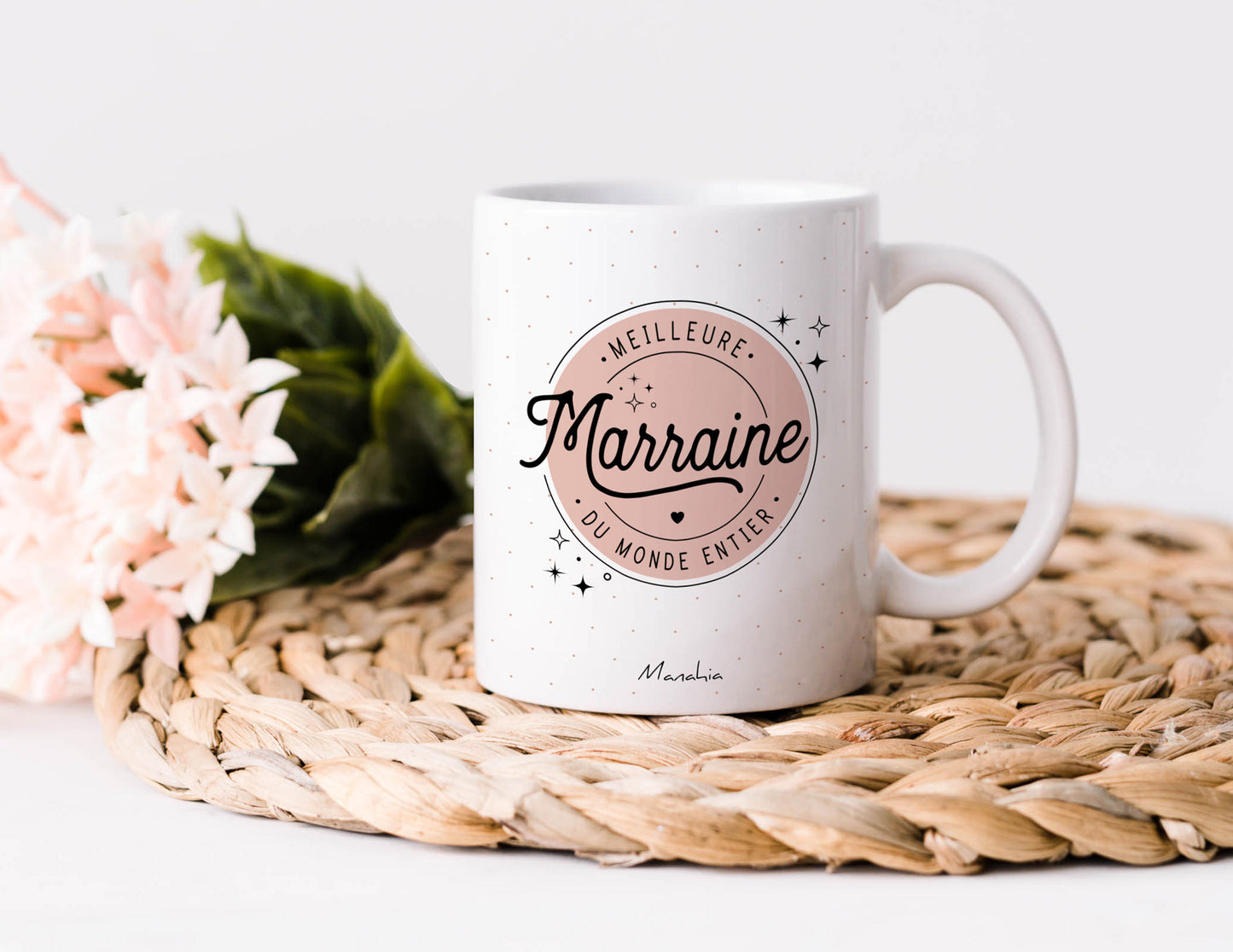 Mug - meilleure marraine du monde entier - Manahia