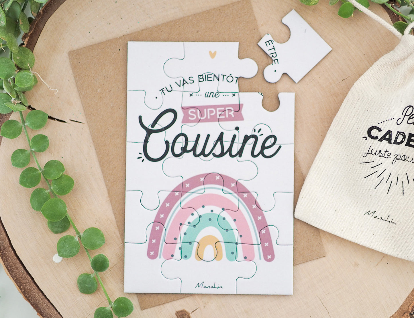 Puzzle cousine - Tu vas bientôt être une super cousine