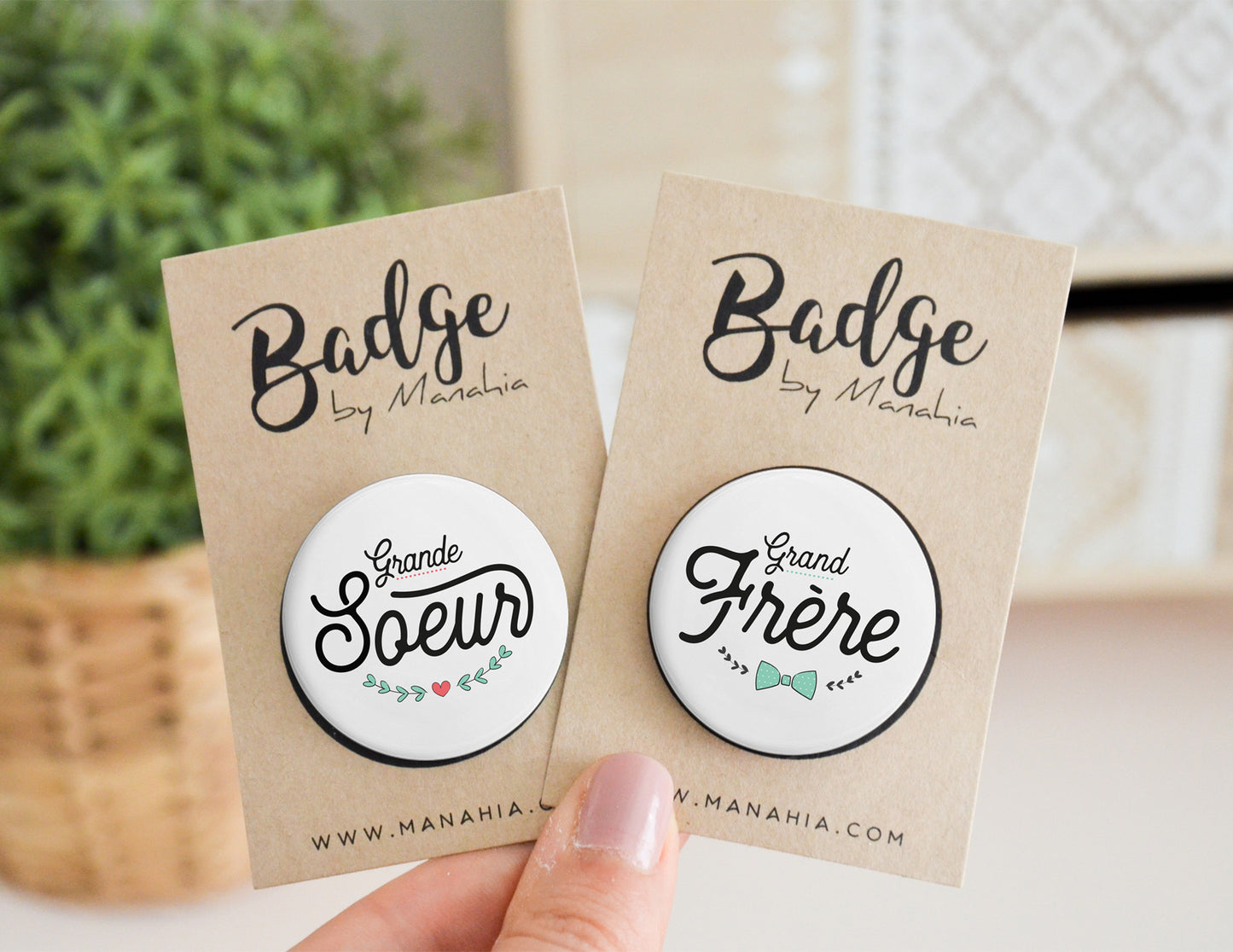 Badge - Grande sœur - Manahia