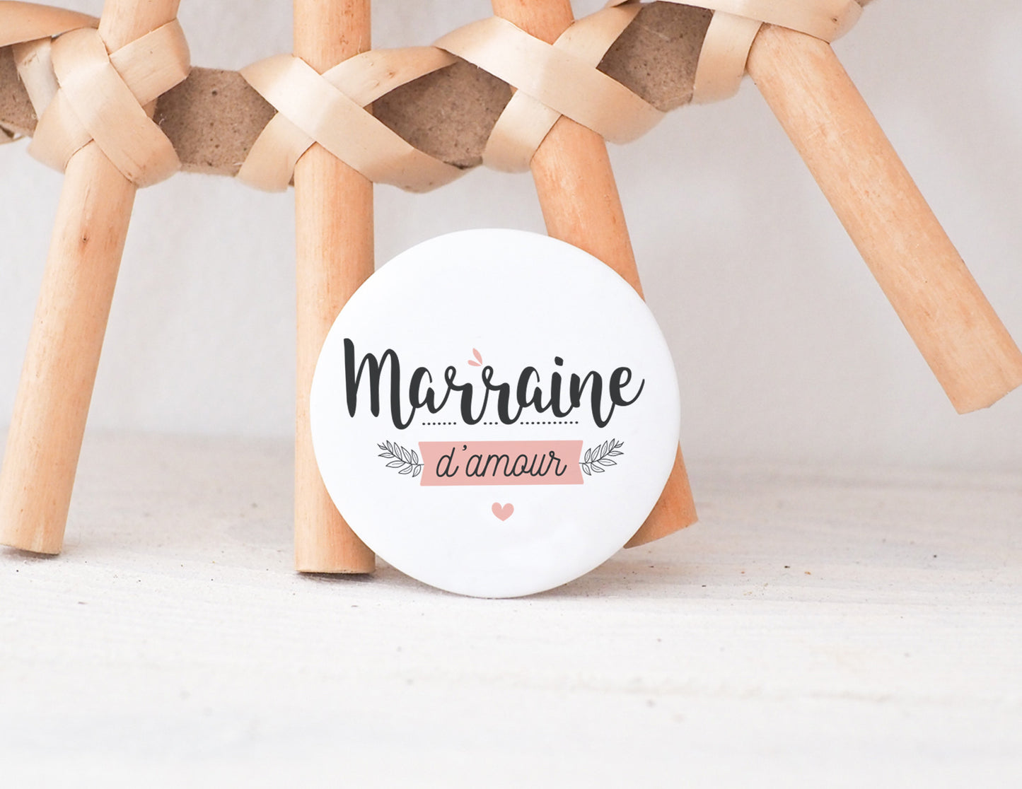Badge - Marraine d'amour