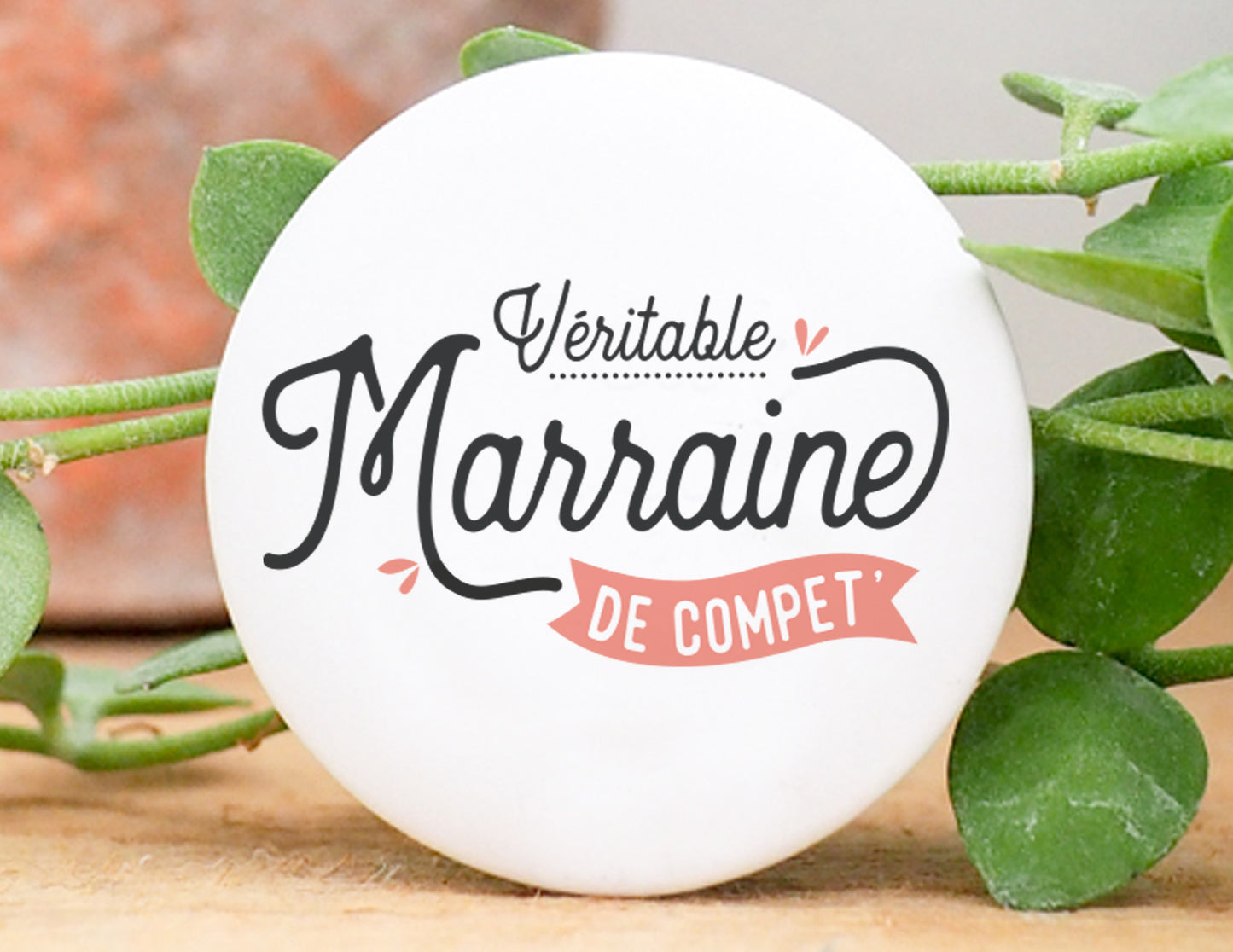 Badge - Véritable marraine de compet'
