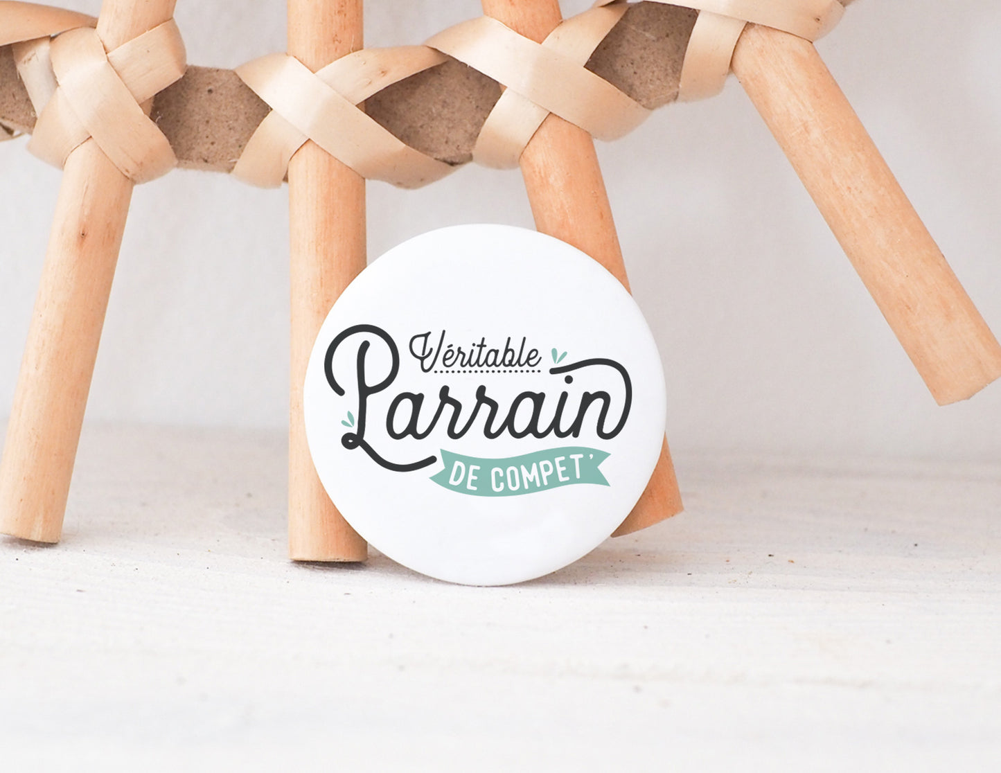 Badge - Véritable parrain de compet'