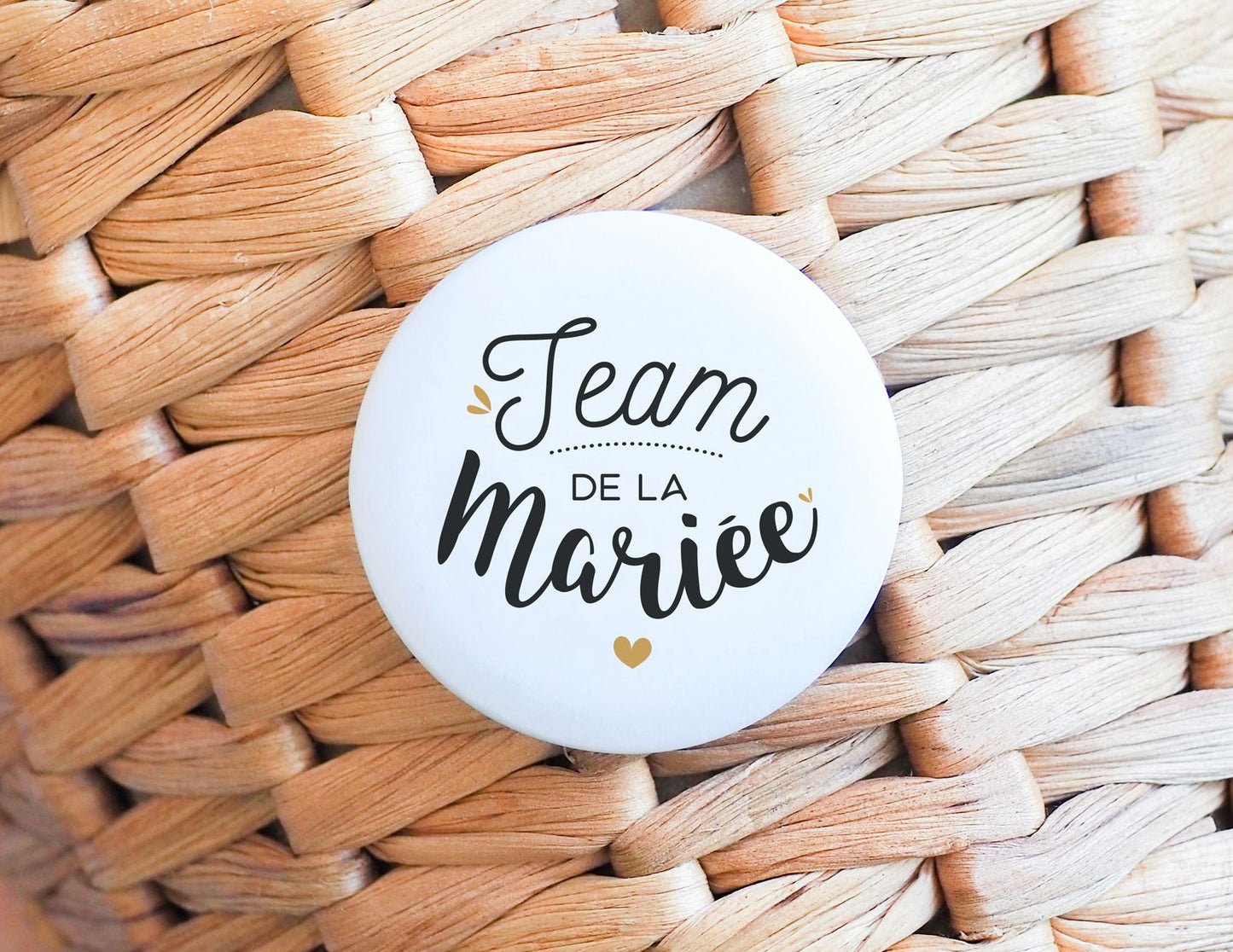 Badge - Team de la mariée