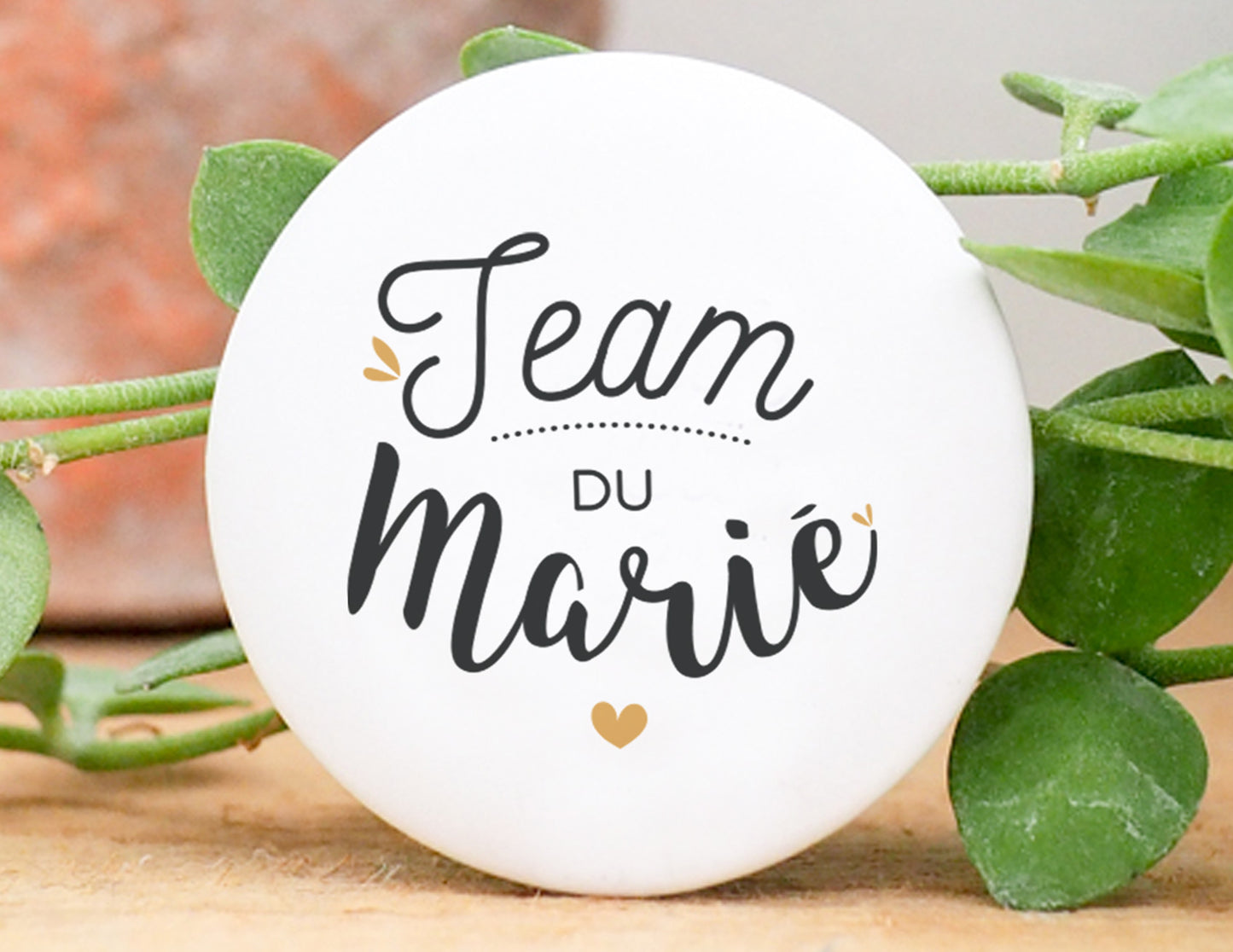 Badge - Team du marié - Manahia
