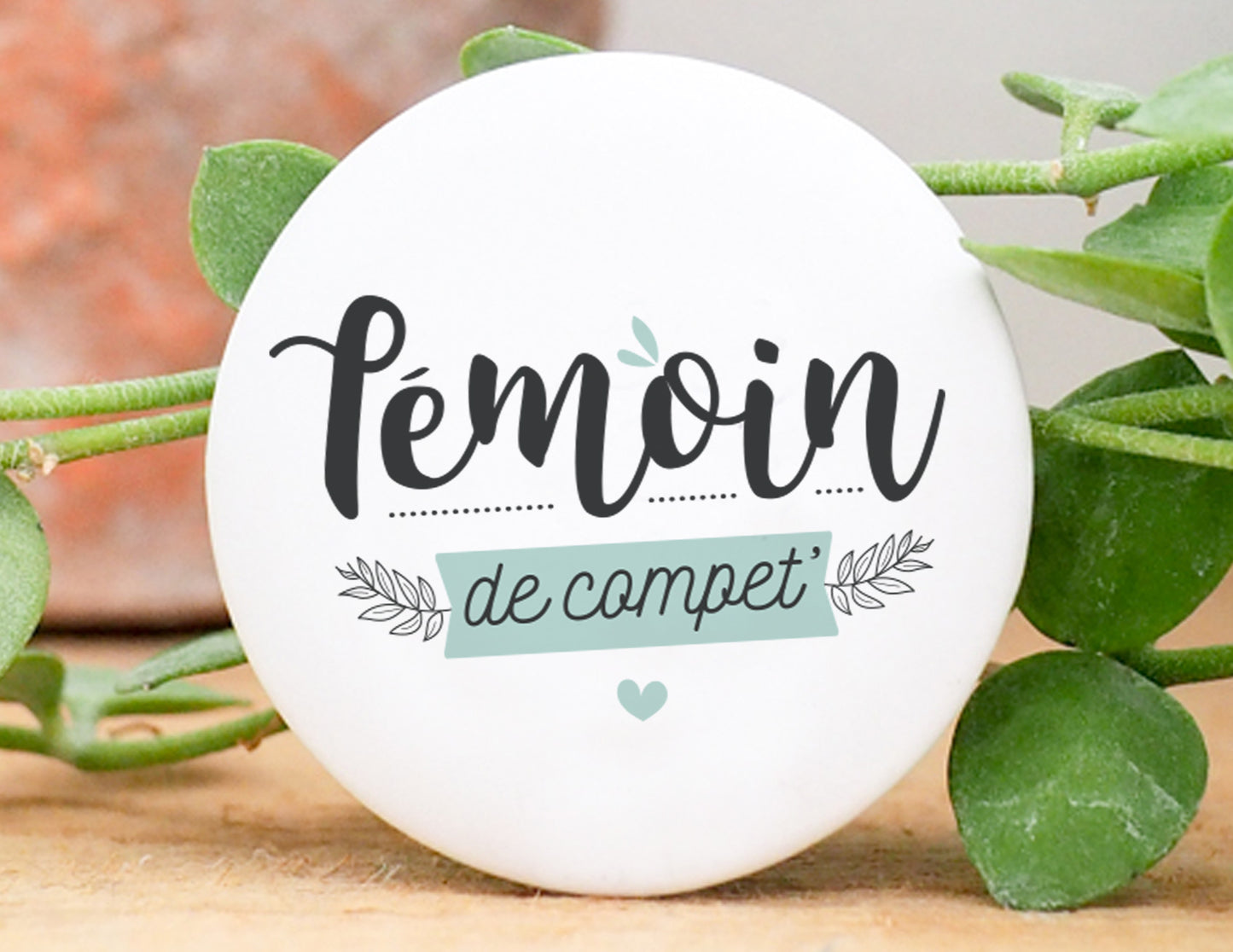 Badge - Témoin de compet' - Bleu - Manahia