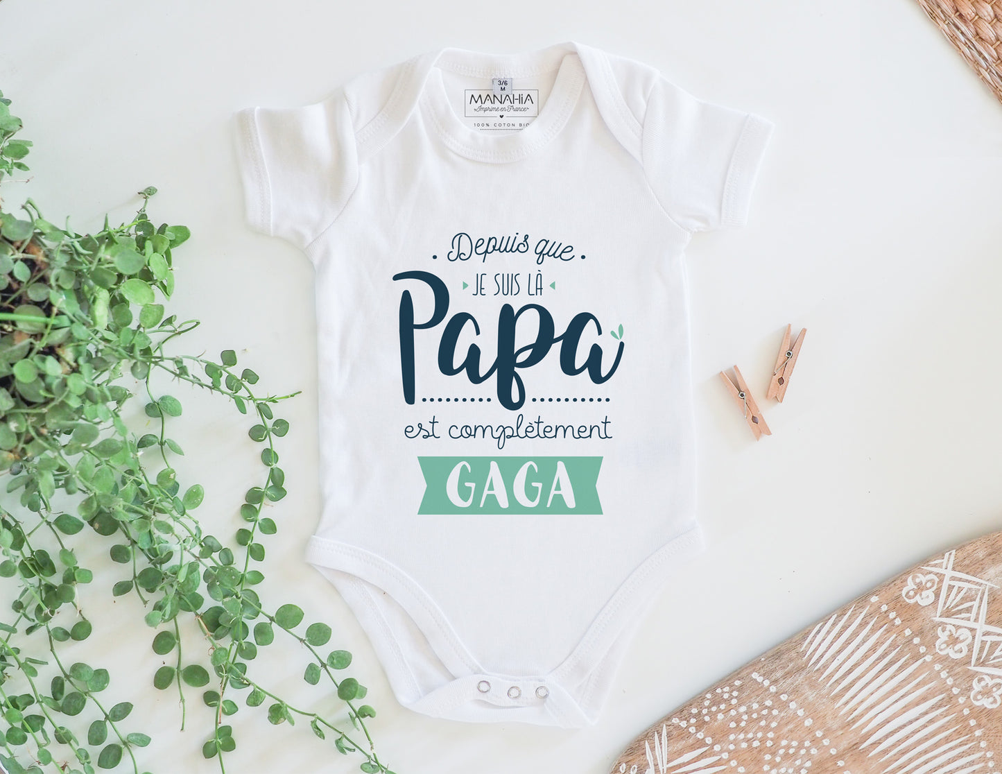 Body - Depuis que je suis là, papa est complètement gaga - Bleu