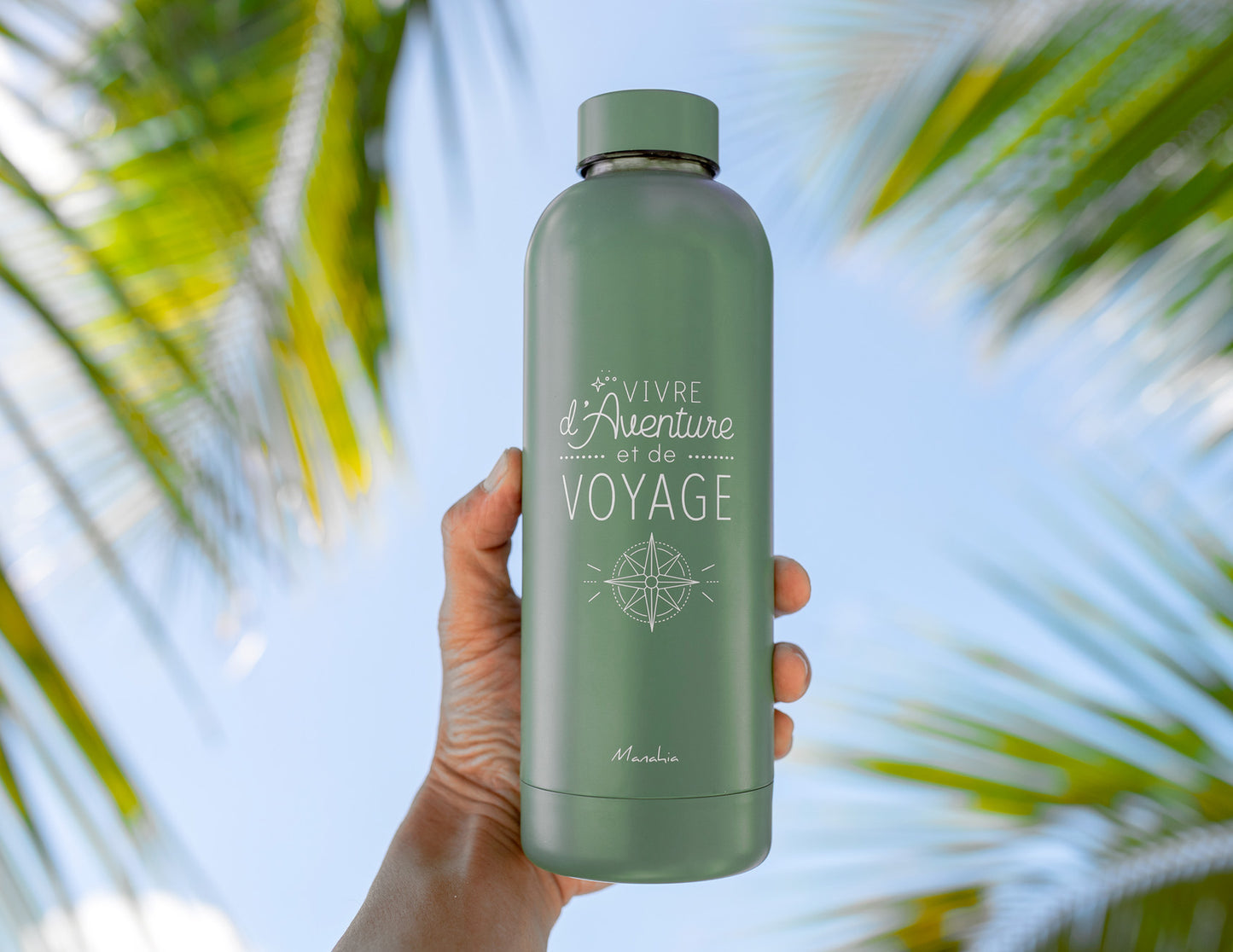 Bouteille - Vivre d'aventure et de voyage - Manahia