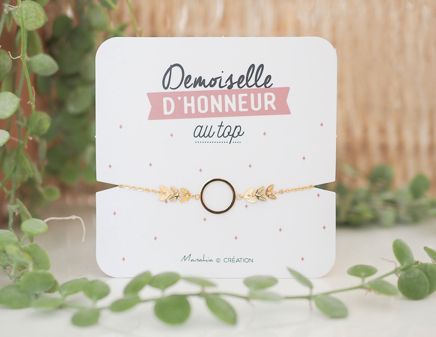 Bracelet Demoiselle d'honneur - Cercle - Manahia
