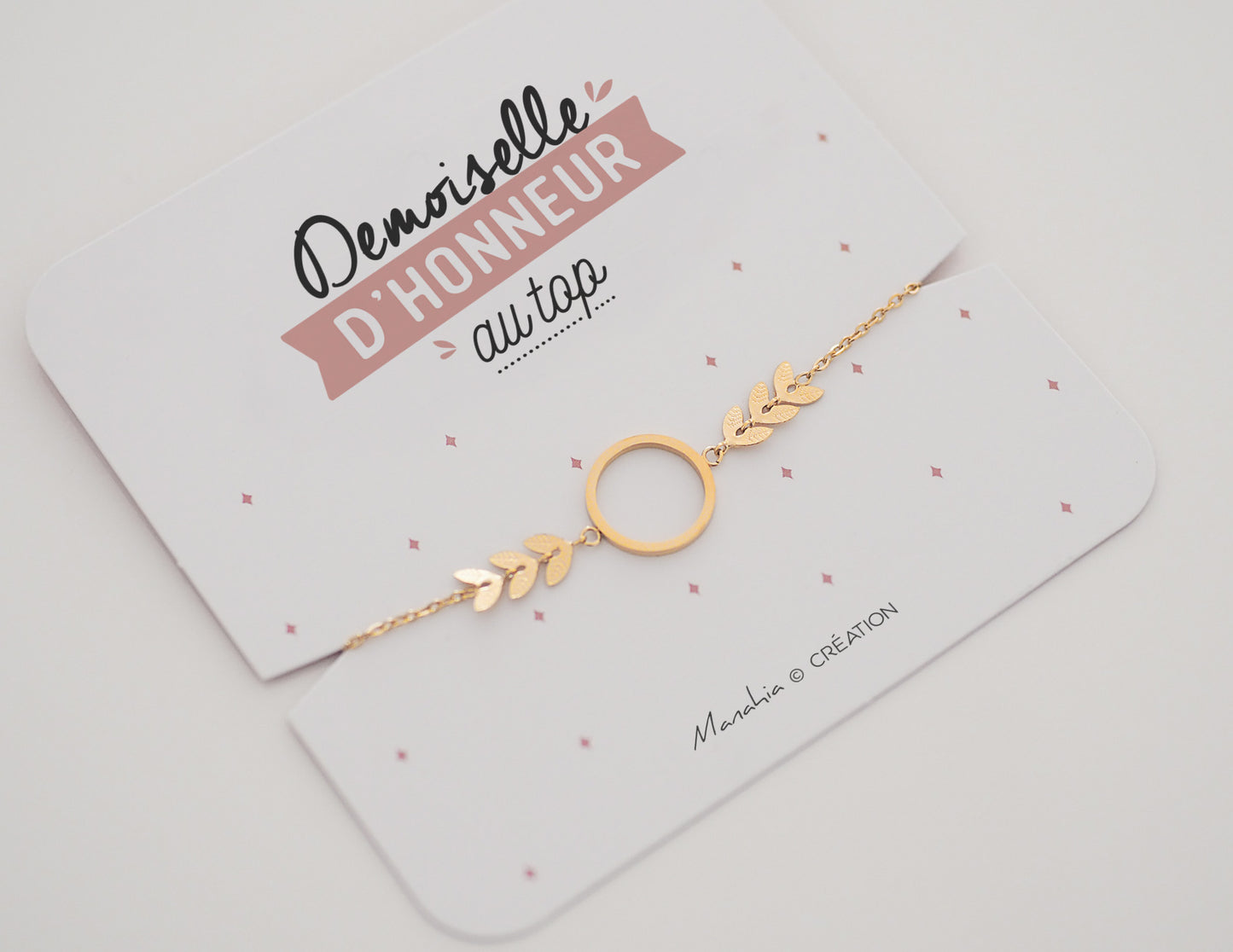 Bracelet Demoiselle d'honneur - Cercle