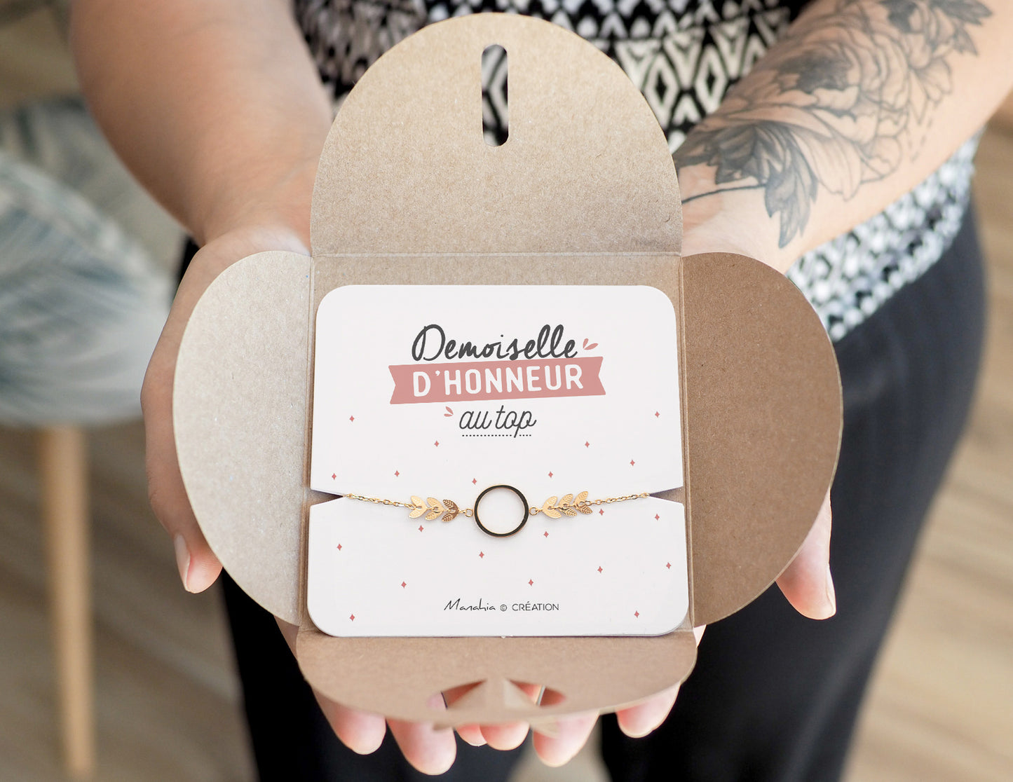 Bracelet Demoiselle d'honneur - Cercle