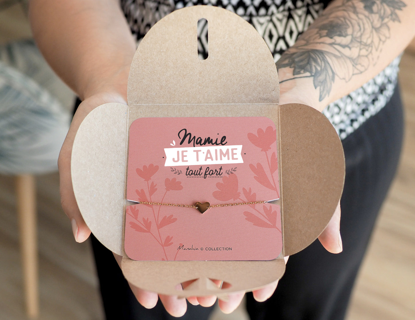 Bracelet mamie - Coeur