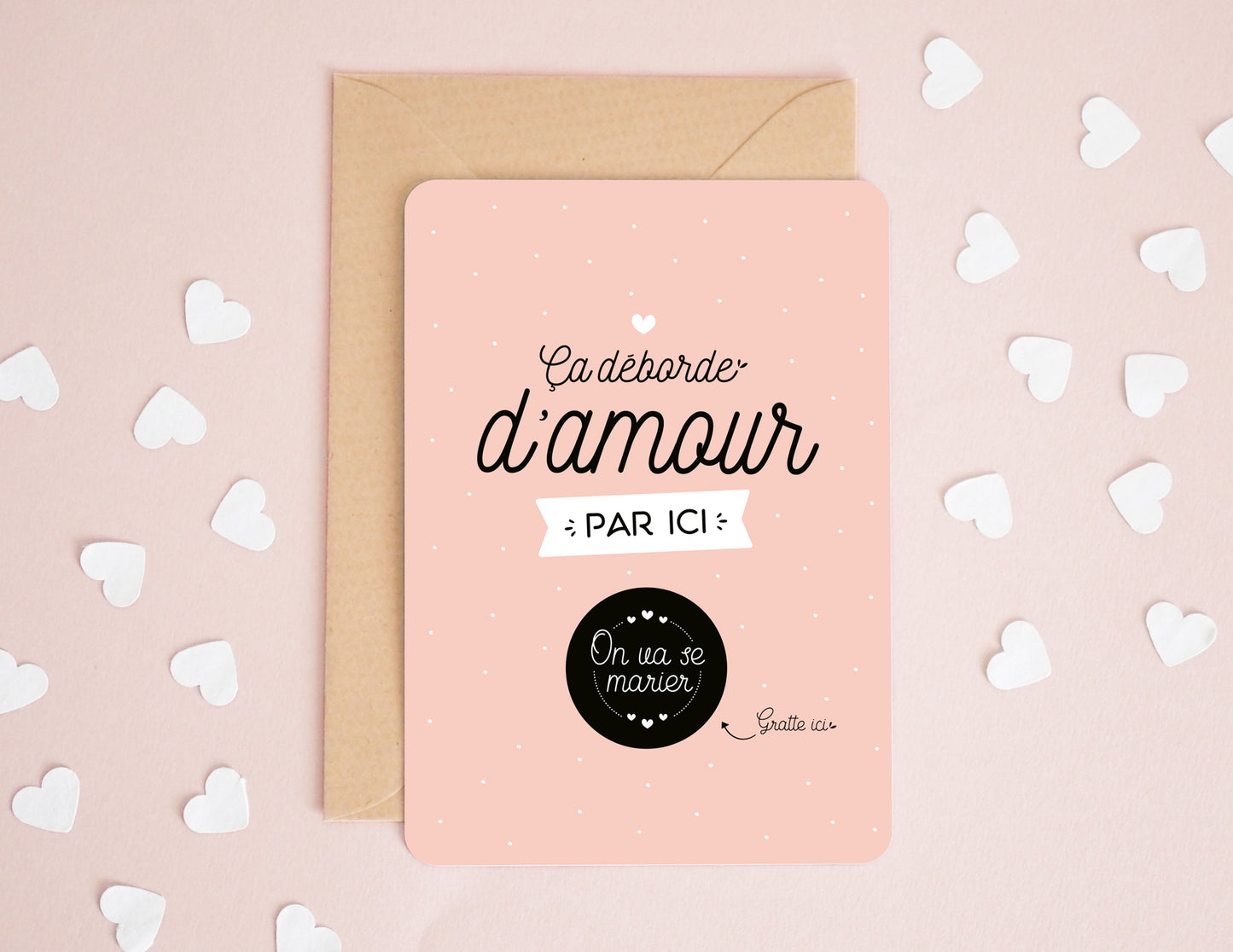 Carte à gratter - On va se marier - Manahia