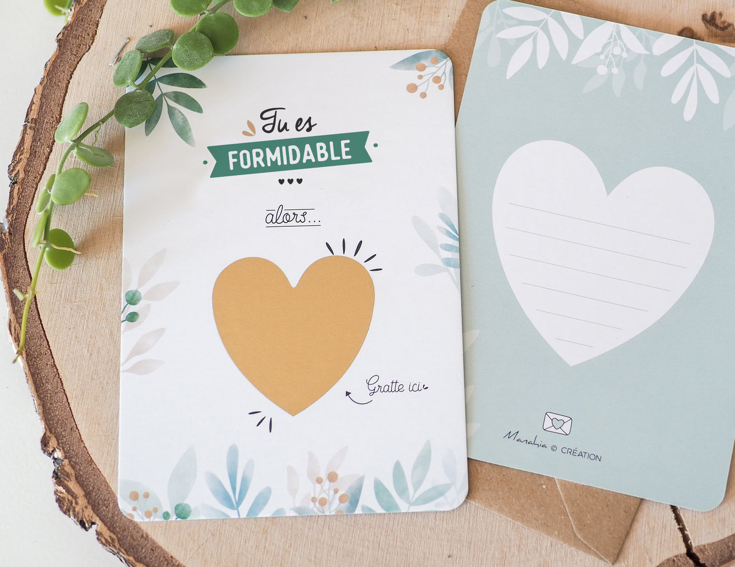 Carte à gratter parrain - Coeur - Veux-tu devenir mon parrain ?