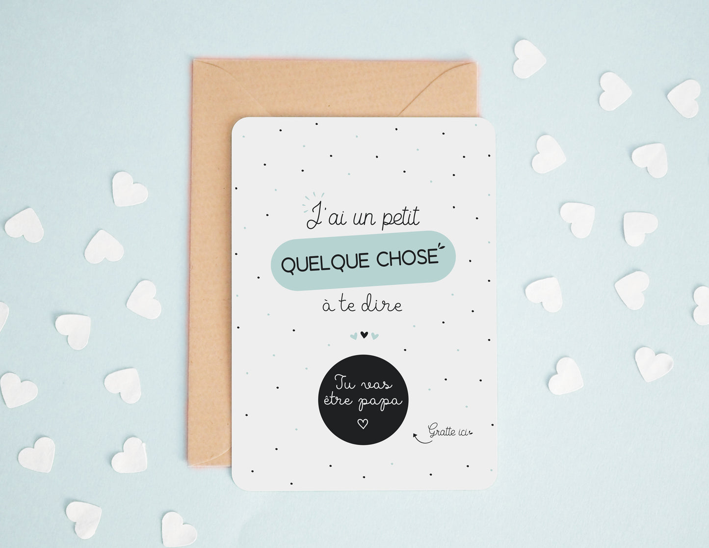 Carte à gratter papa - Tu vas être papa - Manahia