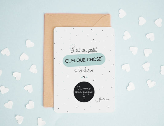 Carte à gratter papa - Tu vas être papa - Manahia