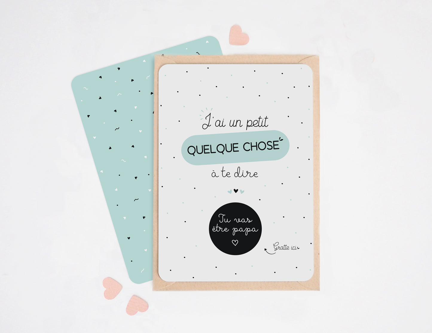 Carte à gratter papa - Tu vas être papa