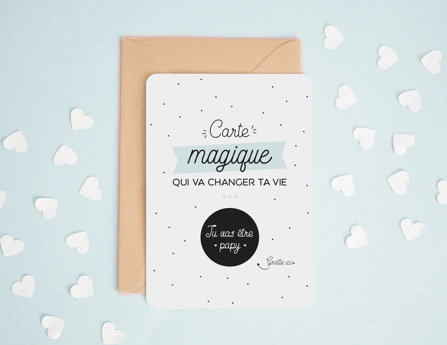 Carte à gratter papy - Tu vas être papy - Manahia