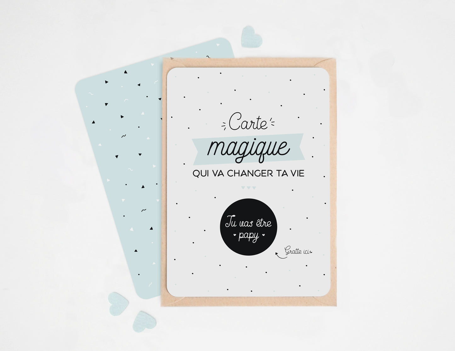 Carte à gratter papy - Tu vas être papy