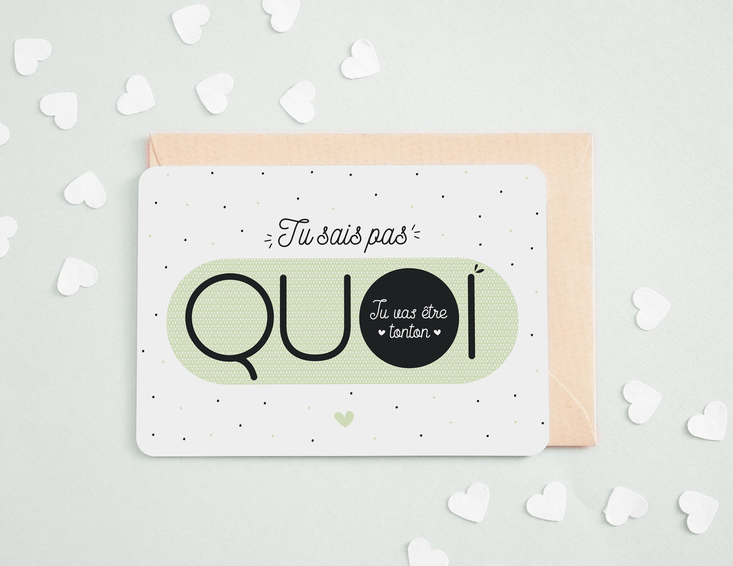 Carte à gratter tonton - Tu vas être tonton - Manahia