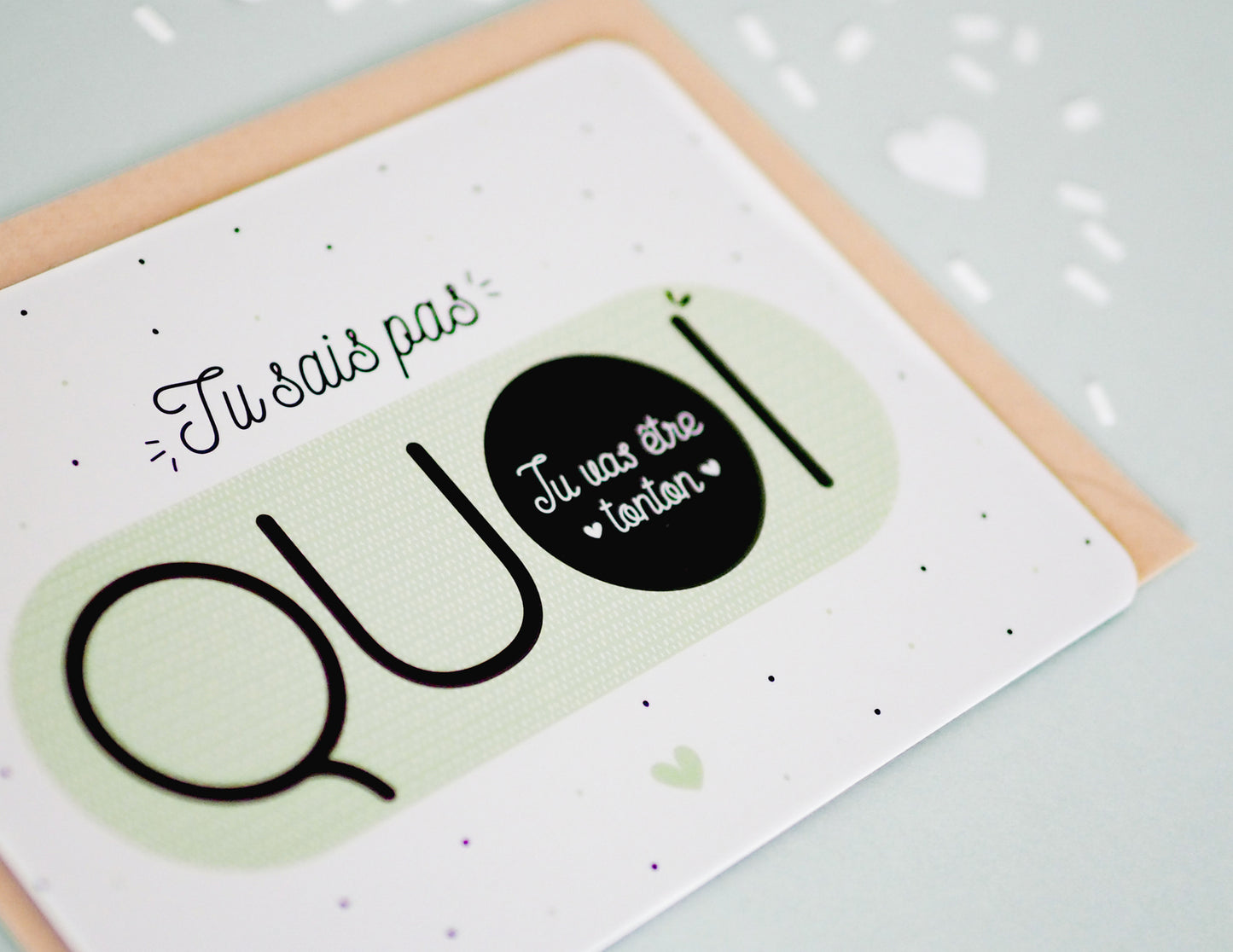 Carte à gratter tonton - Tu vas être tonton