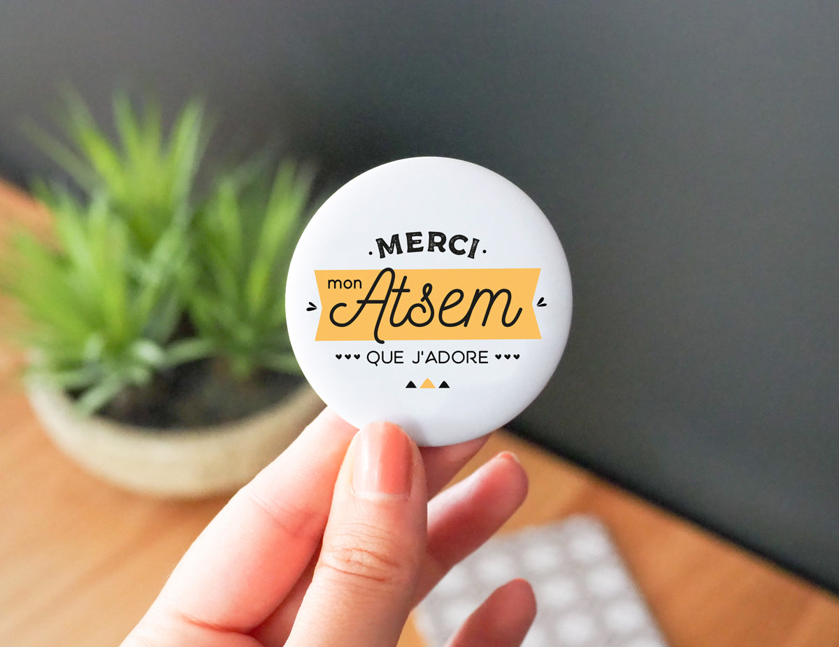 Magnet - Merci mon Atsem que j'adore
