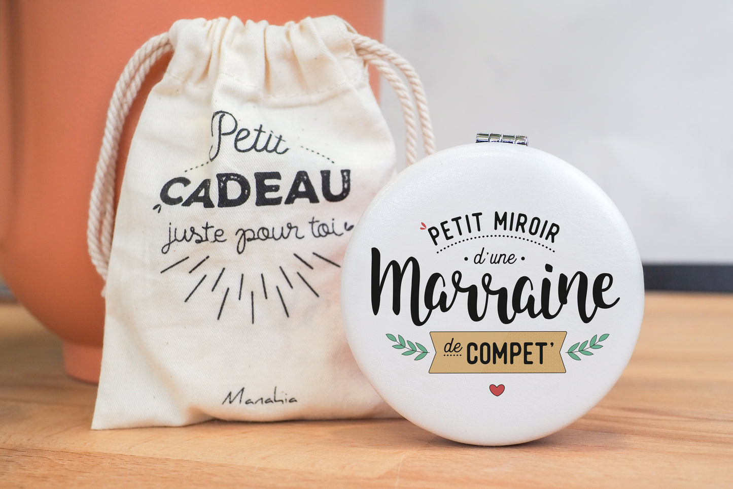 Miroir - Petit miroir d'une marraine de compet' - Manahia